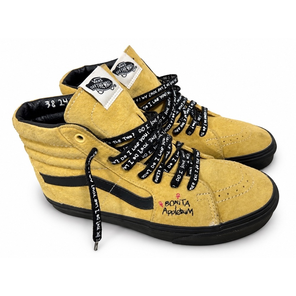 Vans Sk8-Hi A Tribe Called Quest Bonita Applebum Mens 8 Yellow Good Suede Shoes